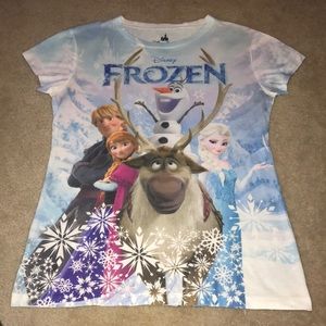 Girls Disney Parks Frozen Tee sz XL